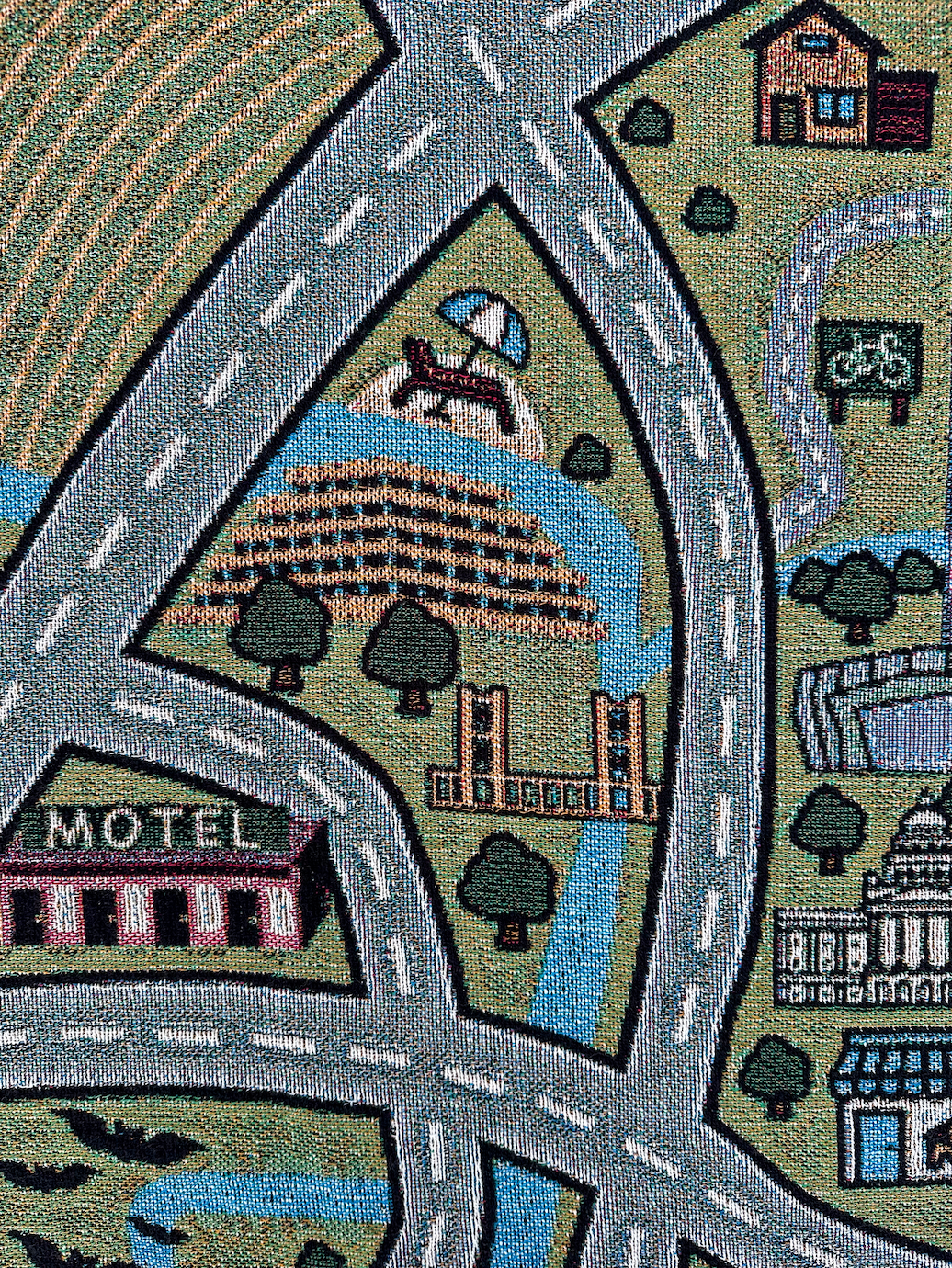 Sacramento Road Blanket