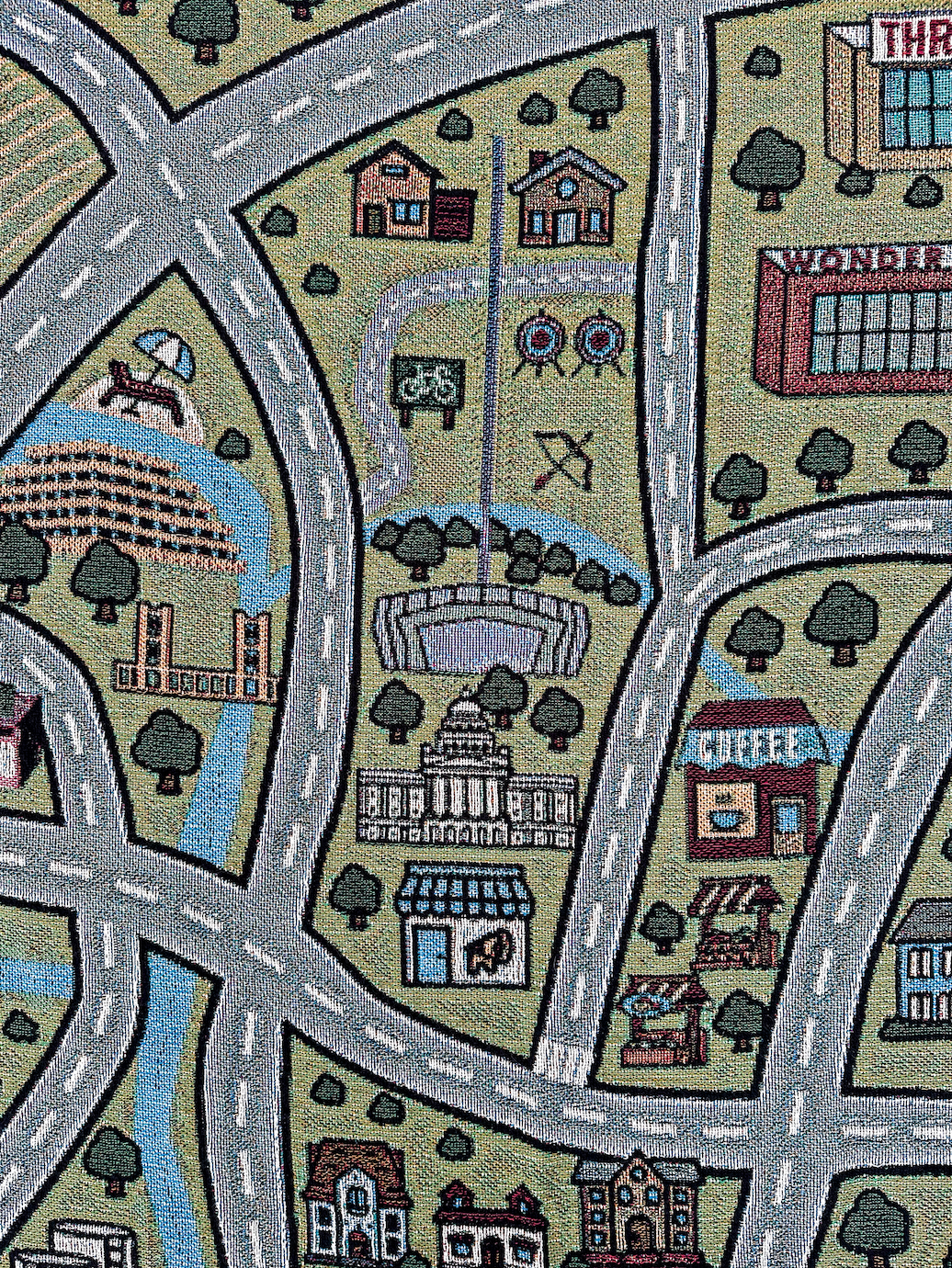 Sacramento Road Blanket