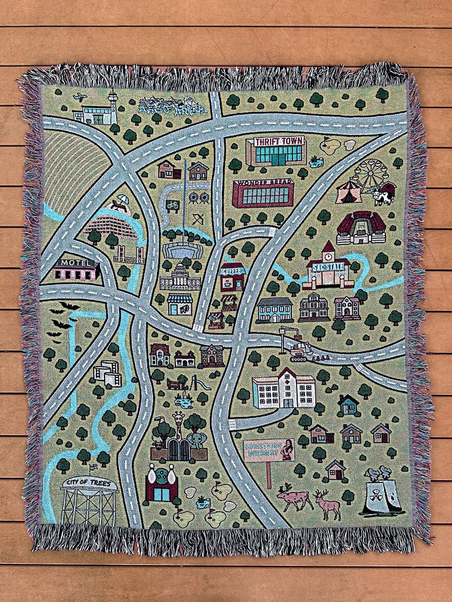 Sacramento Road Blanket
